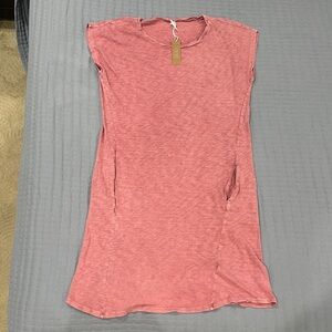 Casual Pink Sleeveless Dress